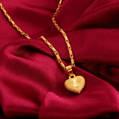 China TOMAS Jewelry Dubai Gold 24k Elegant Style Lovers Jewelry TREND Necklace For Women for sale