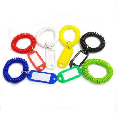 China TOMAS Digital Number Plastic Bracelet, Keyring Ring Luggage Label Sauna Pool Supermarket Locker Plastic Keychains/ for sale