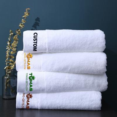 China Compressed Wholesale 100% Egyptian Cotton , Towels Set With Customized Logo for sale