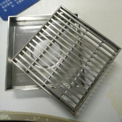 China Modern anti slip wedge wire grate drain/stainless steel square floor drain/square floor drainage grate for sale