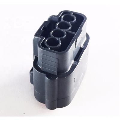 China Automotive 2 Way NMWP02 F-B Assembly Sealed PBT Auto Electrical Housing Black Female Connector for sale