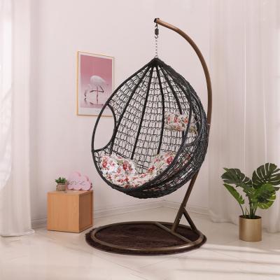 China Super Comfortable Wholesale Custom Cane Swing Chairs Patio Garden Hanging Swinging Chair For Bedroom for sale