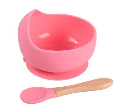 China BPA Free New Design Yzora Different Colors 100% Food Grade Baby Food Silicone Mold Feeding Bowls With Suction for sale