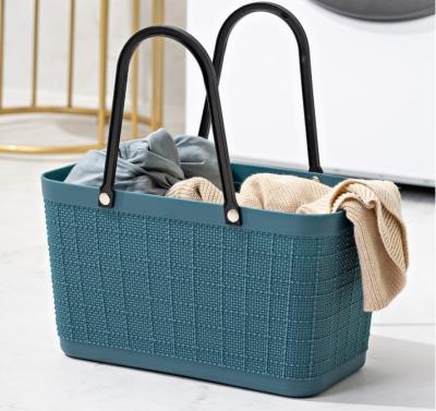 China Viable Wholesale Portable Plastic Multi Purpose Basket Baskets Fruit Vegetables Plant Plant Decor Home Storage for sale