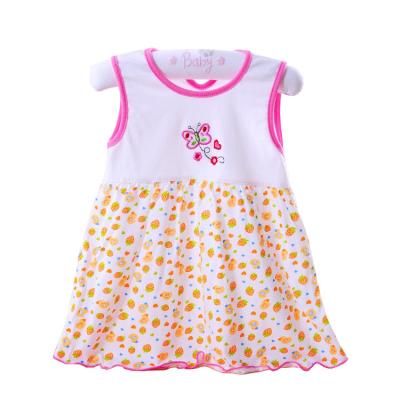 China EVERYSTEP Spandex / Cotton Kids Girls Kids Dress Fashion Summer Clothes Kids Romper 0-4years for sale