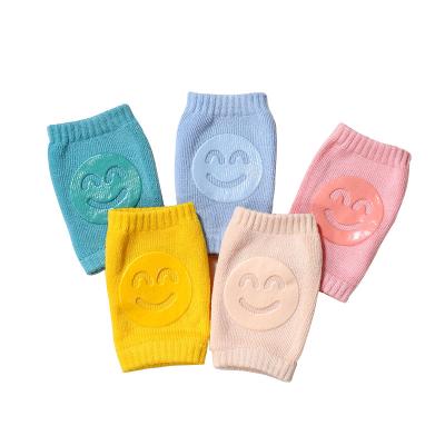 China EVERYSTEP Adjustable Elasticity Breathable Children Non Slip Crawling Elbow Infants Toddlers Baby Accessories Smile Knee Pad Protector Safety Kneepad Leg for sale