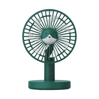 China 2022 New Design Hotel USB Rechargeable Mini Desk Fan Rechargeable Mute Desktop Fans With 3 Gears for sale