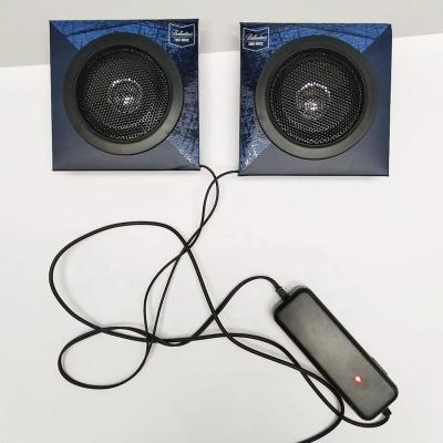 China Video Gift Mini DIY Game Promotion Portable Foldable Cardboard Speakers With Amplifier for sale