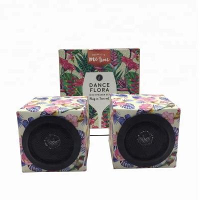 China Foldable Mini Special Cardboard Speaker for Promotion for sale