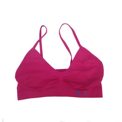 China Other Sexy lady's Halter Wirefree Sports Bra Top girls stylish bra lovely girls underwear bra for sale