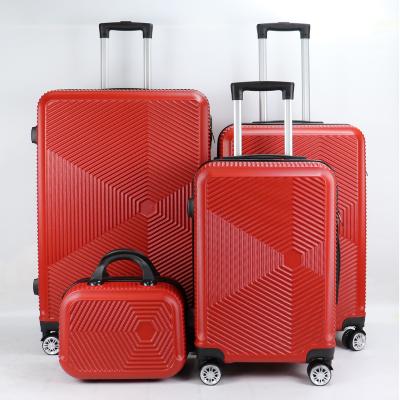 China Long-distance Travel best check-In size Trolley suitcase carry-on hardside spinner luggage Sets Expandable ABS  luggage Suitcase luggage bag for sale