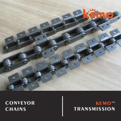 China Stainless Steel Carbon Steel 40Mn C2040 C2052 C2062 C2082 With Industrial Type Roller A1 A2 K1 K2 Attachment Chain Industrial Chain for sale