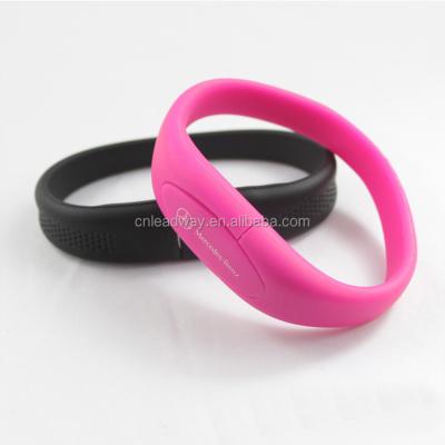 China Bulk Silicone Wristband 8gb USB Flash Drives Memory Stick, Custom Waterproof Silicone USB Wristband for sale