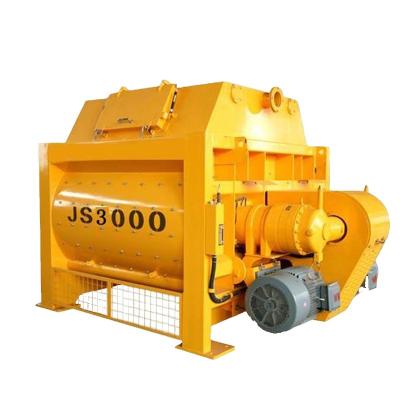 China Airtight Condition For All New Procedures Double Shaft js3000 High Quality Horizontal Concrete Cement Mixer for sale