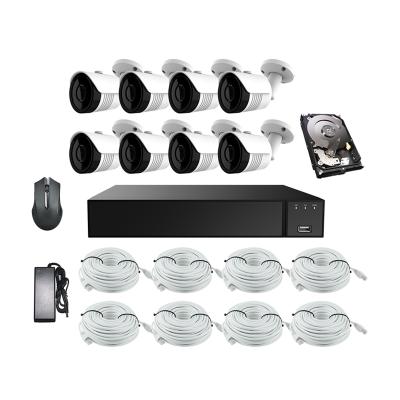 China NIGHT VISION Best Price Cantonk H.265 2MP CCTV Camera Security System Voice Recording IP Camera System for sale