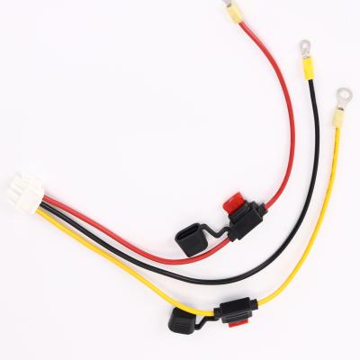 China Fusehouder Fuse Box Ring Terminal Custom Automotive Wiring Harness Assembly Te koop