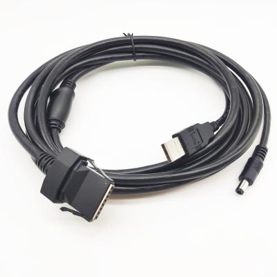 Китай 2m 12V 24V USB принтер кабель 8P подключатель к оборудованию DC POS продается