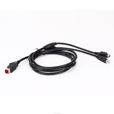 중국 5A 나일론 24V 전원USB 케이블 USB-B 남성 및 프린터에 대한 호시든 플러그 판매용