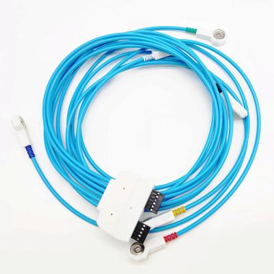 China EKG-Medizinische Kabel 4,0 mm EKG-Snap auf 2,54 Stecker Medizinischer Draht zu verkaufen