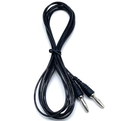 China Conector de alta flexibilidad de plomo de plátano ECG cable médico en venta