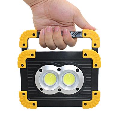 China COB LED Torch COB LED Torch Camping Work Light Large Spotlight 20W High Brightness USB Rechargeable Outdoor Light Lamp for sale