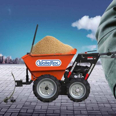 China Building Material Shops Small Gasoline Engine Mini Dumper Mini Track Dumper Dump Track Wheel Barrow Small for sale