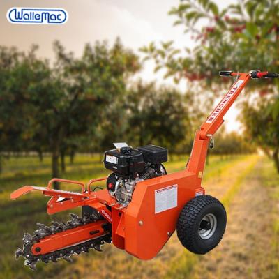 China Mini Gasoline Trencher For Forestry Log Wood Waste Excellent Uses Agricultural Manufacturer for sale