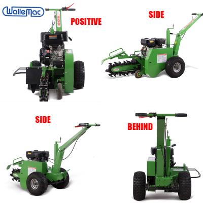 China Tractor Chain Trencher Mini Hydraulic Professional Gasoline Small Trencher Scrap Gasoline Powered Log Slicer for sale