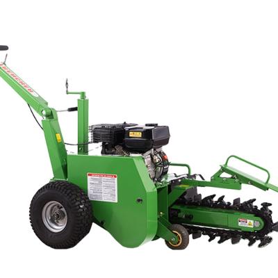 China Mini Tractor Chain Trencher Hydraulic Professional Gasoline Mini Trencher Mini Hydraulic Professional Gasoline Small Log Cutting Cutting Machine for sale