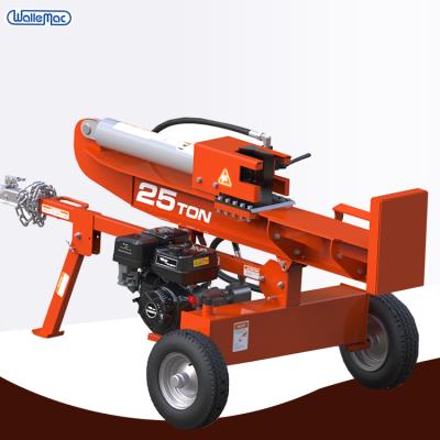 China Farms OEM Manufacturer 25 Ton Gasoline Log Splitter Firewood Processor for sale