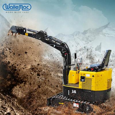 China Construction Material Stores Cabin Mini Digger 1320Kg Professional Closed Small Excavation Machine for sale