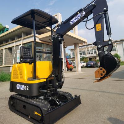 China Chinese Construction Material Stores Mini Digger Mini Excavator Cheapest Micro Excavator Digging Machine Compact Digger 1 Ton for sale