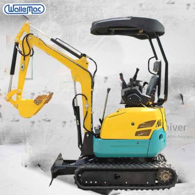 China 1 Ton Mini Excavator Price Mini Excavator Hydraulic Pump Construction Material Stores 1000kg EPA Certificate for sale