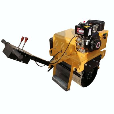 China Building Material Stores Hand Machines of Mini Road Roller Compactor Construction Asphalt Single Drum Vibratory Roller for sale