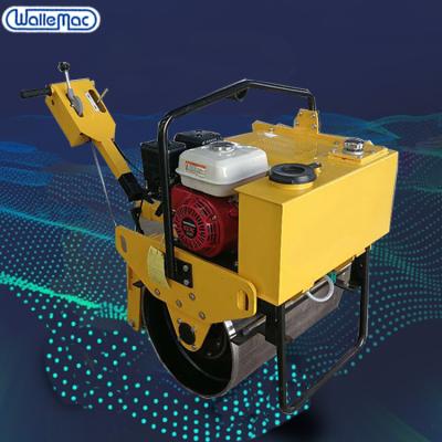 China Building Material Shop Vibratory Machinery Asphalt Single Drum Vibratory Mini Road Roller Compactor Hand Construction Machinery for sale