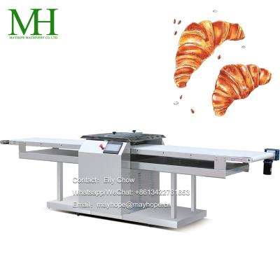 China Snack Factory Commercial Kitchen Continuous Automatic Dough Shape Cutting Machine For Bakery for sale