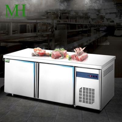 China Supermarket/store/restaurant/factory/hotel ODM Junjian underground 3 door table top refrigerator sandwich prep table refrigerator for sale