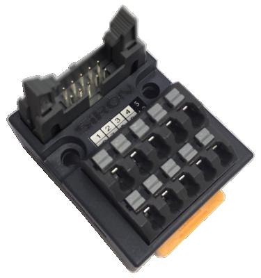 China Widely used in Automation Equipment T055 Metal Dome Terminal Blocks Super Space Saving 10P Super Connector PLC PLC Terminal Block for sale