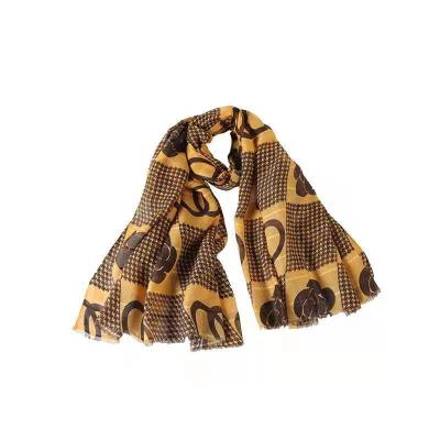 China Four Seasons Scarf 2021 Women Fashion Office Lady Female Bandana Shawl Print Scarves Long Scarves for sale