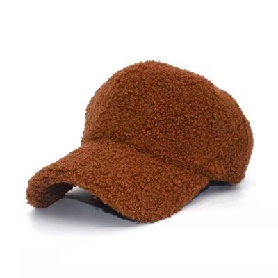 China breathable & Unisex Waterproof Autumn and Winter Men's and Women's Warm Solid Color Baseball Hat Couples Hat for sale