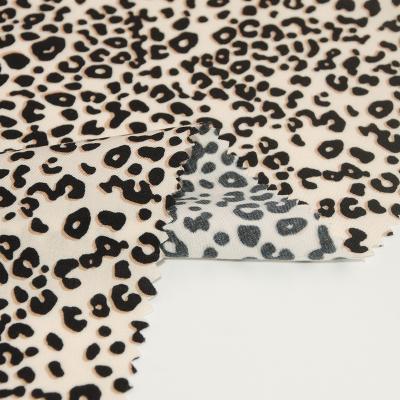 China 2021 Fast Delivery Women's Shrink-Resistant Blouse Dress Fashion Leopard Animal Rayon Printed Fabric for sale