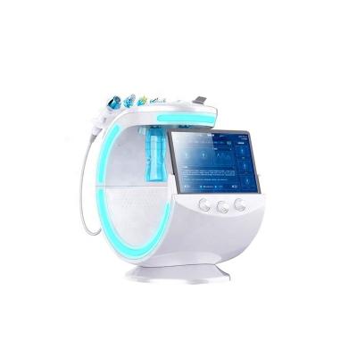 China DEEP CLEANSING ice blue 7 in 1 Hydro facials Hydrodermabrasion Water Jet Oxygen Facial Machine With Skin Analyzer for sale