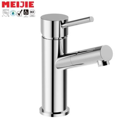 China UPC Transitional Black Chrome Brushed Nickel Gold Single Handle Mixer Tap For Basin Bathroom Faucet Brass Waterfall for sale