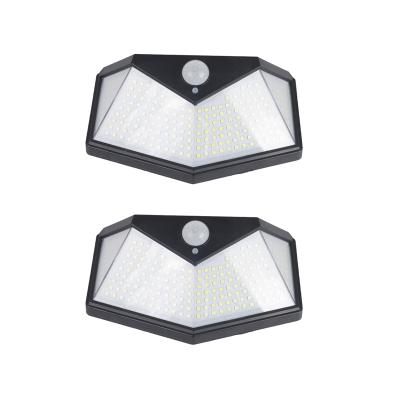 China 228pcs SMD IP65 LED Solar Powered Garden Light PIR Motion Sensor Wall Solar Light Outdoor Waterproof Lamp for sale