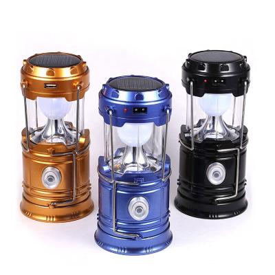 China Wholesale Portable Multi Function Folding Outdoor Solar Powered Rechargeable Eco-Friendly Folding Sound Up LED Camping Solar Lantern for sale