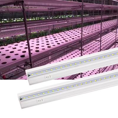 China Seed Starting Bar Type T5 Spectrum Full LED High PPF 5W 9W 12W Hydroponic Plant Garden Greenhouse 4ft Grow Light Lamp for sale