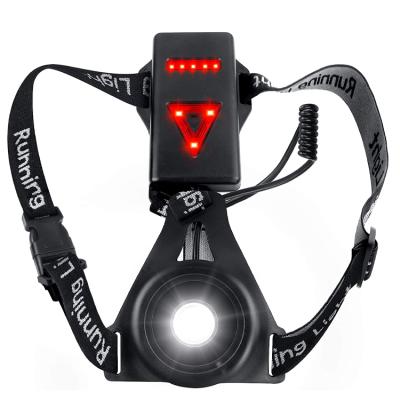 China Waterproof Running Adjustable USB LED Night Beam Angle ROAD Speed ​​90 Running Trunk Lights With Safety Warning Lamp for sale