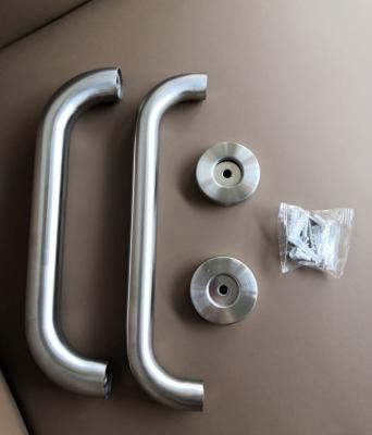 China Modern Toilet Bathtub Bar 10 Inch Customized Length Handle Stainless Steel Grab Bar Satin Bathroom Handrails for sale