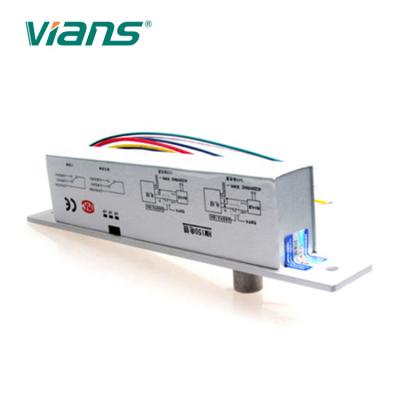 China VIANS Long Narrow Panel or Fail Dead Bolt Drop 12v Electric Safe Electric Security Lock with Time Delay 200L*24.5W*39H(mm) for sale