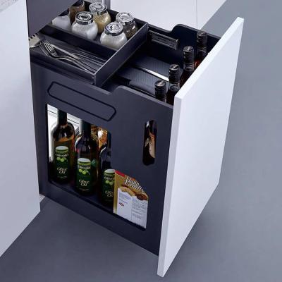 China Modern Kitchen Hardware Fittings Storage Basket Soft Narrow Drawer for sale